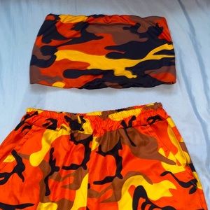Orange Camo Soft Set